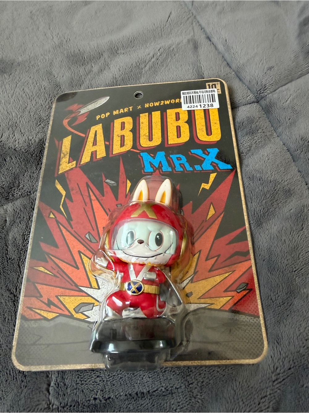 Pop Mart Labubu Mr. X Red Vinyl Figure